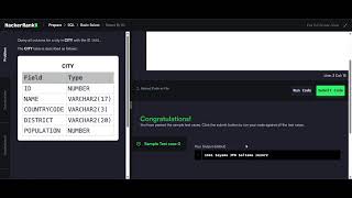 Hackerrank SQL Problem 2: Select By ID