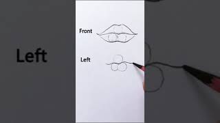 How to draw lips💋|Satisfying Créative Art That At Another Level Part #Shorts #art #drawing #painting