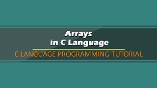 Arrays in C Language Programming|Tagalog|Filipino Tutorial