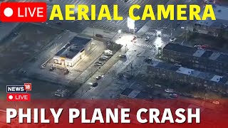 Philadelphia Crash Live Aerials Over Philadelphia Plane Crash Philly