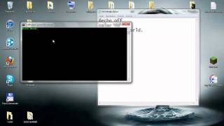 Batch Tutorial #1 HelloWorld Tutorial Deutsch/German