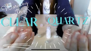 CLEAR QUARTZ Crystals - how to use in crystal grids, healings, oracle decks and more