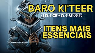 Baro Ki'Teer 21/01- 23/01/2025 (WARFRAME GAMEPLAY)