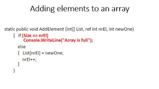 Adding elements to an array