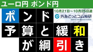 週刊為替レポートハロンズ・ダイジェスト（ユーロ/円、ポンド/円）-10月21日～10月25日週