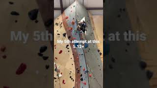 5.12+ lead climbing fall!