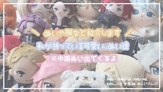 【ぬいぐるみ】私のぬい達を紹介します⌇﻿ぬい服⌇﻿※中国ぬい⌇﻿コスマス⌇﻿にじぱぺっと