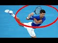 novak djokovic backhand technique slow motion analysis