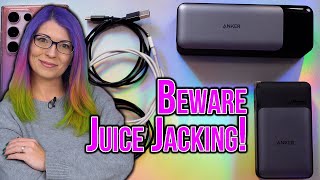 Hacked While Using a Public Charger?! - Juice Jacking Explained