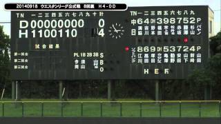 ウエスタンリーグ公式戦 ホークス vs ドラゴンズ ② 20140918