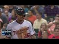 MIN@HOU: Dozier grounds into double play, run scores