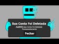 🟨Minha Conta do ROBLOX foi DELETADA!