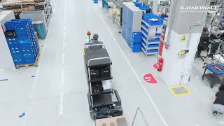 K Hartwall x BOSCH Rexroth movie - see the LiftLiner tugger train and Lean load carriers in action