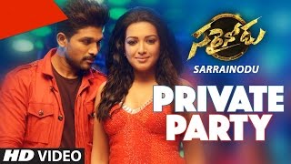 Sarainodu  Private Party Video Song