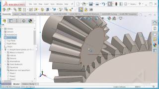 การทำภาพเคลื่อนไหว Bevel Gear ใน SOLIDWORKS