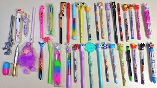 Latest Collection Of Pen And Pencil 😍 | Unboxing And Review In Hindi | Doraemon Pen 😍, Unicorn pen 🥰