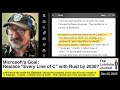 Microsoft's Goal: Replace 