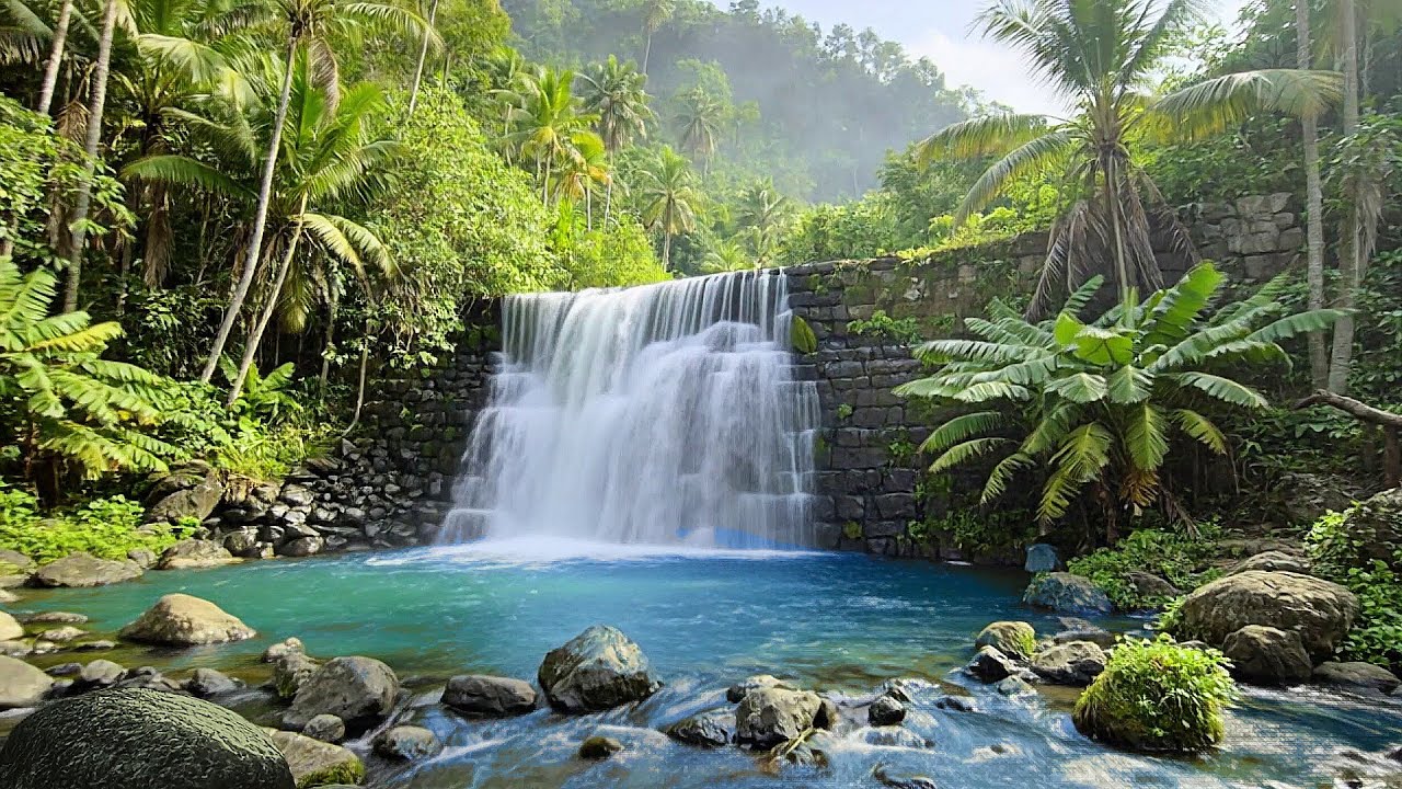 Beautiful Waterfall Sounds No Music For Deep Sleep Relaxation 10