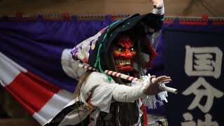 令和6年賀来神社仲秋祭「賀来の市」奉納神楽 浅草流国分神楽『柴引』