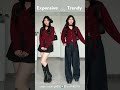 expensive vs. trendy outfitideas koreanulzzang stylingtips koreanstyle