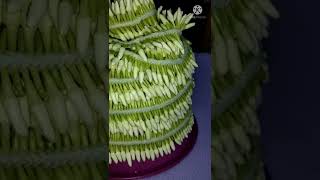 How to make jasmine flower garland | How to tie nithya malli pinnal jadai | How to string mullai poo