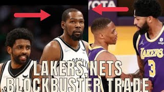 Lakers, Nets Blockbuster Trade! Kevin Durant & Kyrie Irving Trade for Anthony Davis & Westbrook