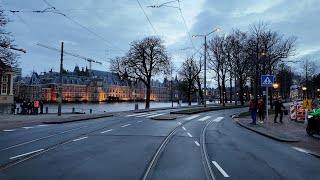 4K POV The Hague - Avenio Tram Driver POV - HTM line 16/15 - Holland Netherlands