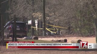 Man dies after he’s shot by Hoke County deputy, sheriff says