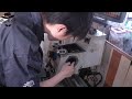 diy 小型車床主軸軸承換成日本製。mini lathe spindle bearings replaced with japanese made.