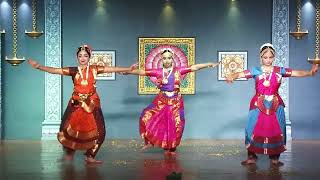 Bharatanatyam Hindolam Thillana by Mayukha Nair and group | Disciples of Guru Dr. Naresh Pillai