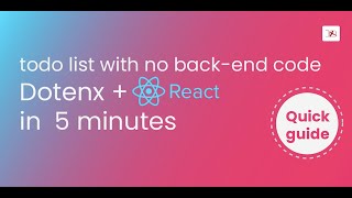 Build a TO-DO application with React and DoTenX