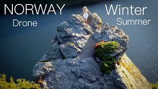 Norge | Norway | Winter | Summer | EPIC Drone | Preikestolen | Trolltunga ++