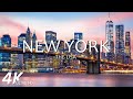 FLYING OVER NEW YORK 4K Video UHD - Relaxing Music With Beautiful Natural Landscape - 4K UHD TV