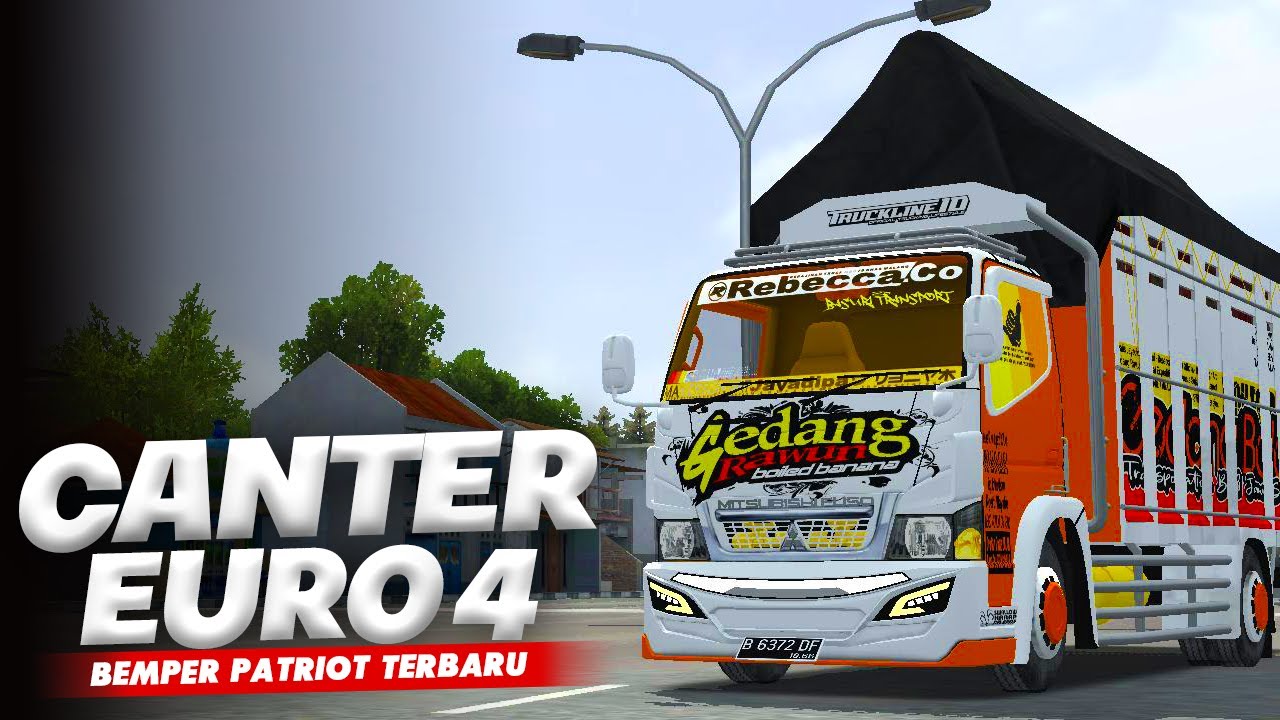 MOD BUSSID TERBARU || SHARE LIVERY MOD TRUCK CANTER EURO 4 BEMPER ...