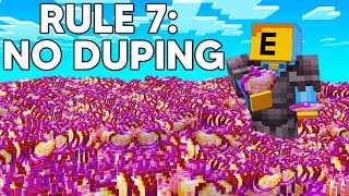 I Broke Every Rule On This Minecraft SMP...