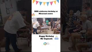 Birthday celebration at BHN mira road centre | Best Old Age Home in Mumbai #shorts #shortsfeed