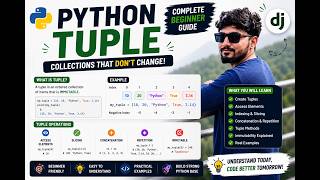 Master Python Tuples in One Video 🚀 Beginner Friendly | Learn Python Step by Step | pythonkashi