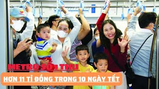 Metro số 1 thu hơn 11 tỉ đồng trong 10 ngày tết | Báo Phụ Nữ