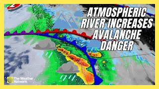 Heightened Avalanche Danger As Atmospheric River Soaks B.C. | #forecast