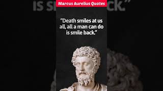 Death smiles at us all... | Marcus Aurelius Quotes | Quotes Status | #quotes #motivation #shorts