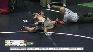 2018 NCAA Wrestling 125lbs: Spencer Lee (Iowa) tech fall Luke Welch (Purdue)