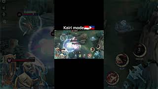 kairi mode🇮🇩🇵🇭1v5 savage🥶😱🔥 #mobilelegends #mlbbjericksonnn #rogermlbb