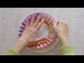 how to make a wreath with origami and paper plates 〈new year s decorations〉