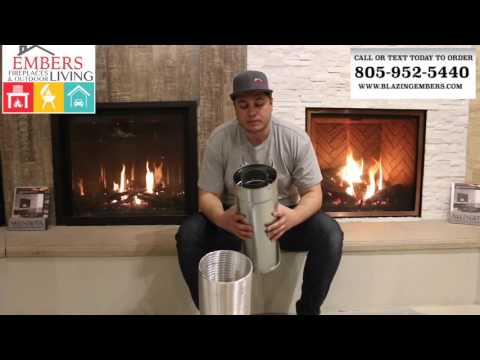 Gas Fireplace Exhaust Pipe