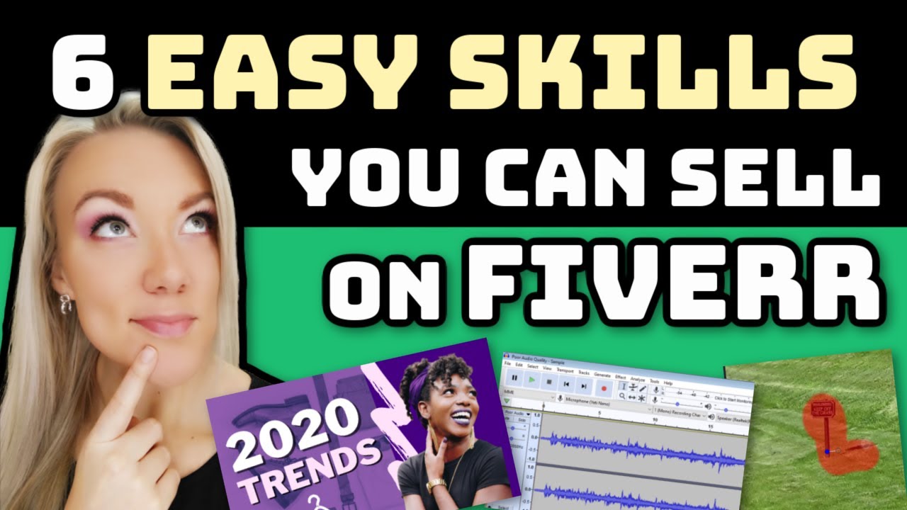 6 Fiverr Gigs For Beginners That Make Money In 2021: Learn Easy Skills ...