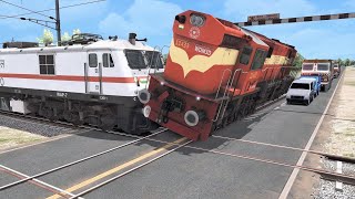2 TRAINS CRASHED ON RAILWAY TRACK | EXPRESS TRAIN VS LOCO ENGINE  ON SAME RAILWAY | TRAIN SIMULATOR