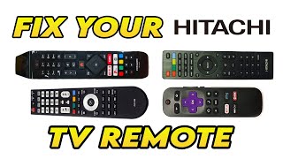 How To Fix Your Hitachi TV Remote Control That is Not Working