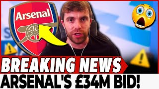 🔥URGENT ALERT! THIS CHANGES EVERYTHING! £34 MILLION DEAL WITH ARSENAL EXPOSED! ARSENAL NEWS