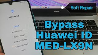 Huawei Y6p MED-LX9N, Delete Huawei ID, Bypass FRP.