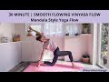 30 Minute Smooth Flowing Vinyasa | Full Body Mandala Yoga Flow | Lauralouiseyoga